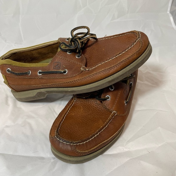 Sperry Top-Sider Mako 2 Eye Leather Boat Shoes - Picture 2 of 5